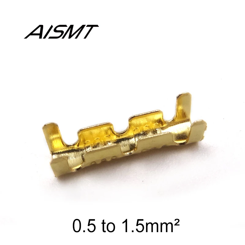 Горячая Распродажа 100 шт. золотистая латунная кнопка быстрого подключения провод