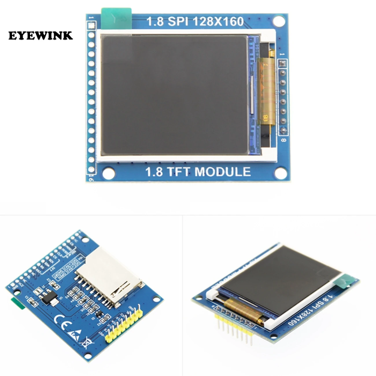 Плата-адаптер для ЖК-модуля дисплея 1 8 дюйма серийный SPI TFT Power IC SD Разъем 128X160 C1Hot