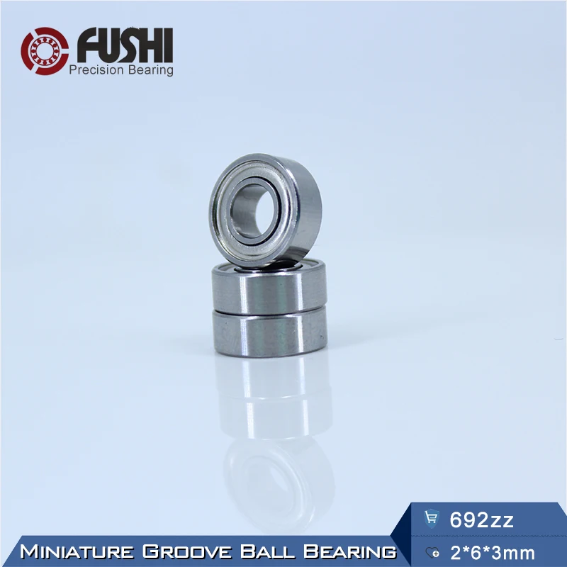 692ZZ H2.5 подшипник 2*6*2 5 мм (10 шт.) ABEC- 3 миниатюрные нестандартные шарикоподшипники 692