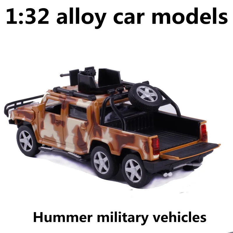 1:32 Легкосплавные Автомобили военные автомобили с высокой симуляцией гуммера