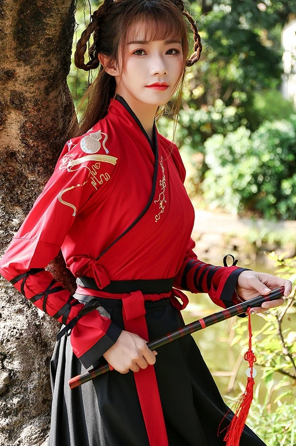 Китайские государственные костюмы ханьфу платье женская одежда для танцевания в