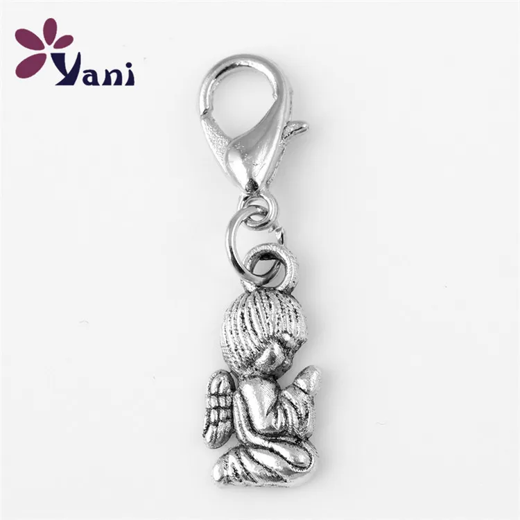 20 шт./лот Оптовая Продажа тибетские серебряные подвески АНГЕЛ Детские Подвески с
