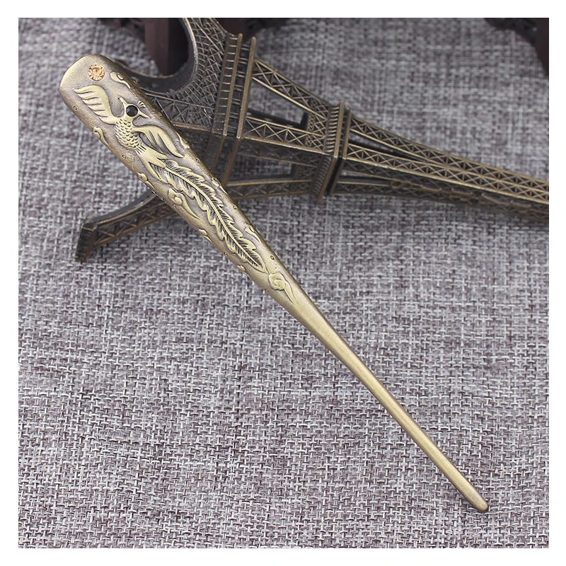 Винтажные перегородчатые палочки для волос WXJCAN классическая резьба по фениксу