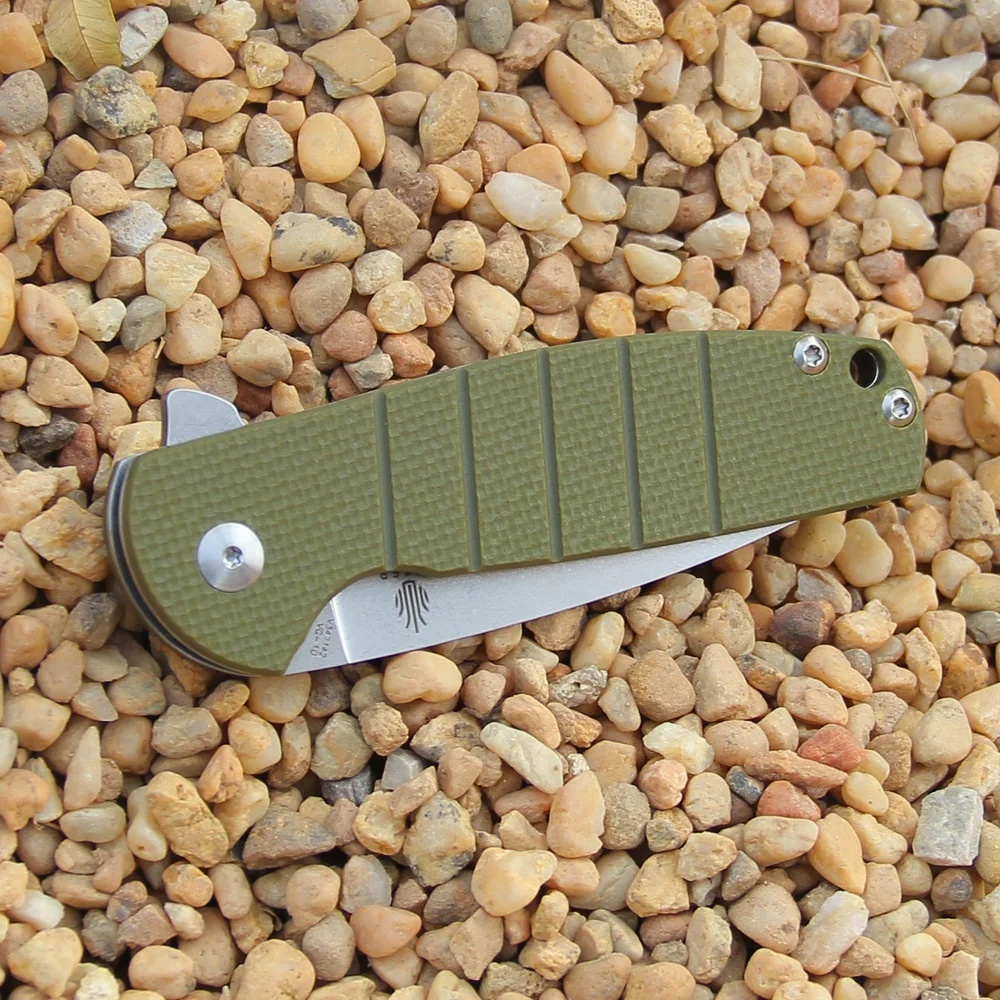 Складные ножи Kizer, ножи для выживания на открытом воздухе, V3471 N690, стальной нож с лезвием G10, ручной нож высокого качества