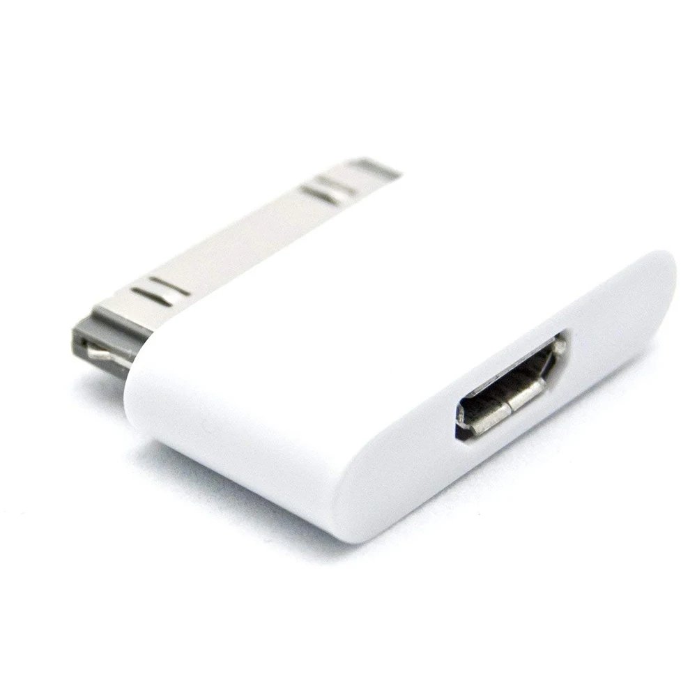 NYFundas 2 шт микро usb к 30pin кабель конвертер зарядное устройство адаптер для iphone 4 4s 3gs ipad 1 2 3 ipod iphone 4 iphone 4s адаптер