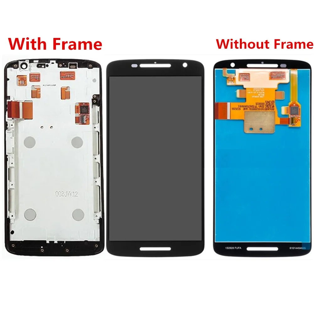 Для Motorola Droid Maxx 2 XT1565 ЖК экран и дигитайзер в сборе с заменой передней рамы!