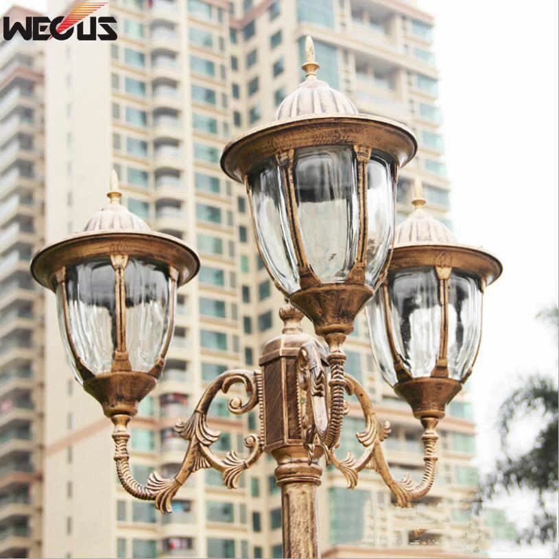 (H≈ 2 7 M) на открытом воздухе садовый светильник в европейском стиле ретро литой