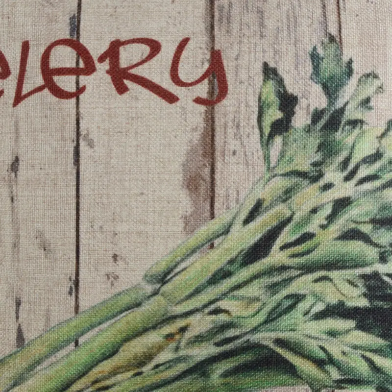 LINKWELL бренд 45x45 см деревянная планка зеленые натуральные овощи органический