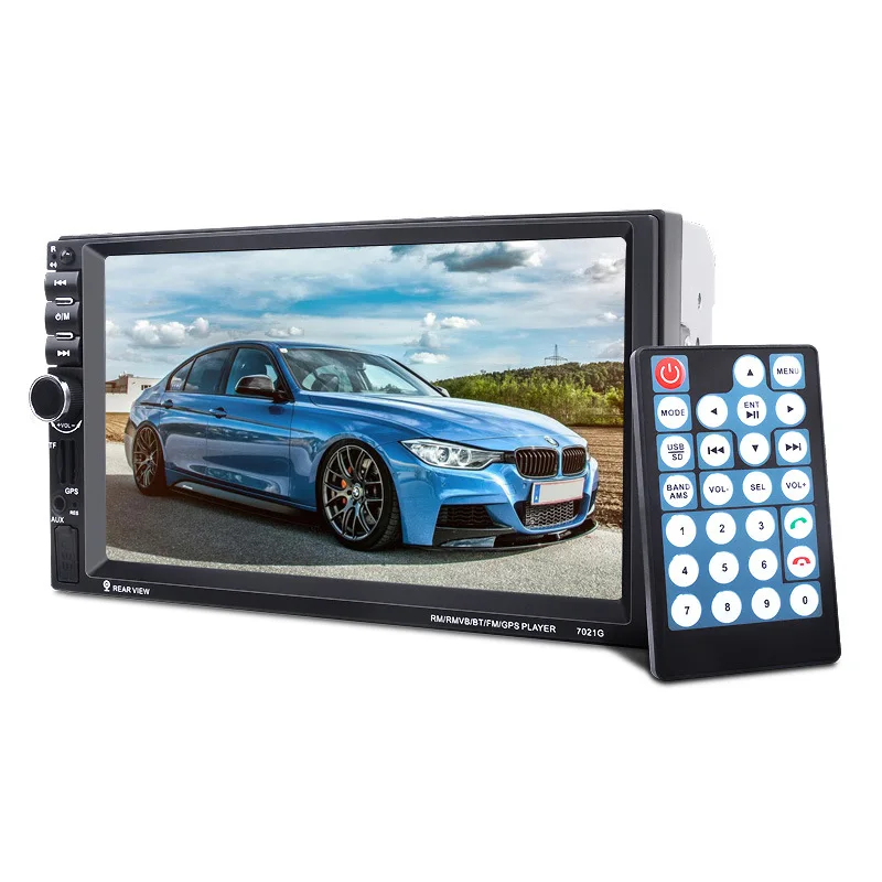 Greenwon 7 &quotСенсорный экран 7021G автомобиль Bluetooth MP3/MP4/MP5 плеер gps навигации Поддержка