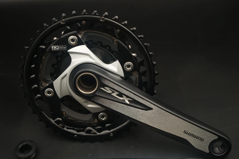 SHIMANO SLX FC M677/M675 30/20 Скорость Chainset HOLLOWTECH II в шатуны (2x10 Скорость) колеса цепи