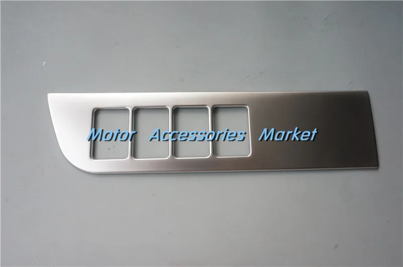 Новый Матовый хромированный выключатель света консоль приборной панели отделка