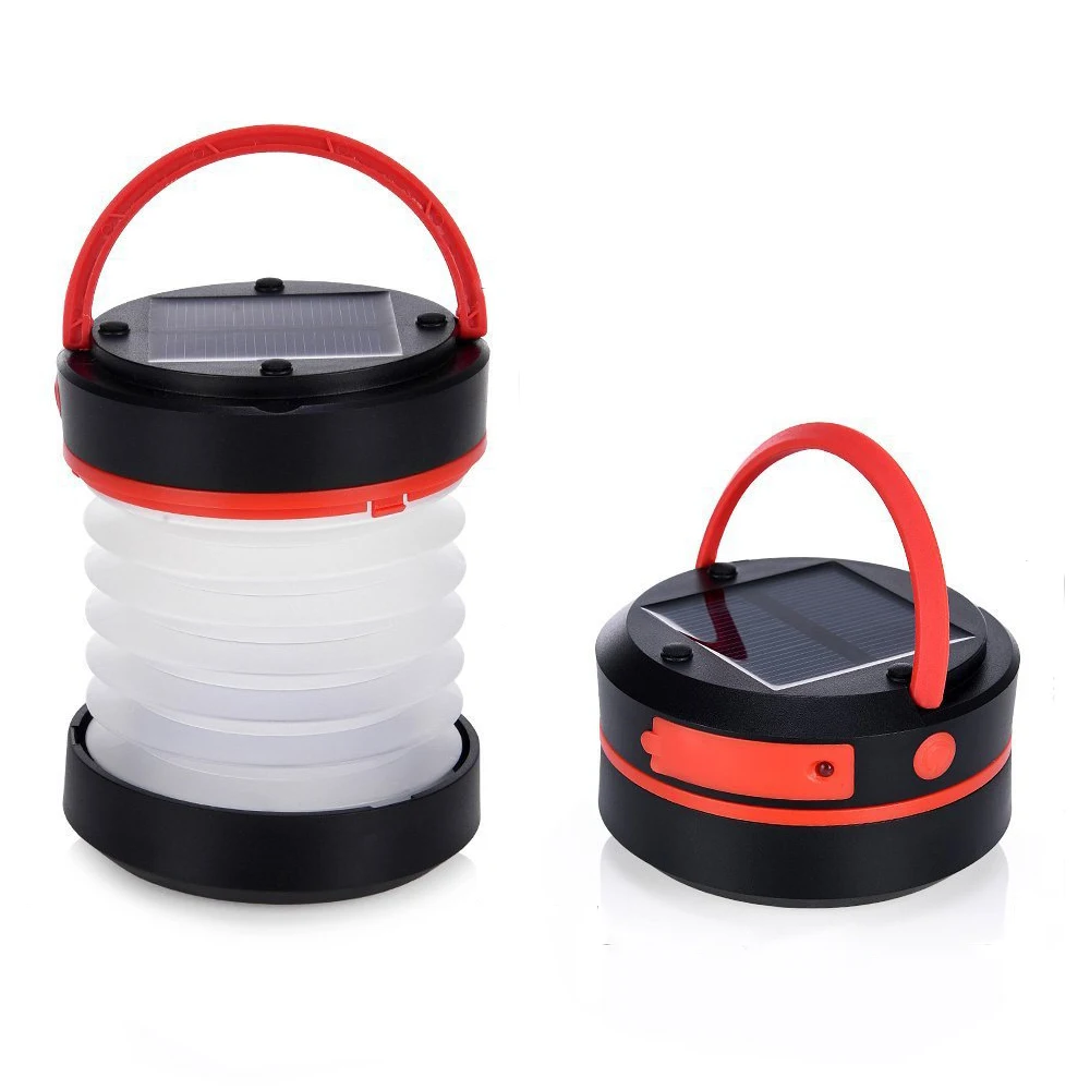 DeFong открытый Портативный Панели солнечные светодиодный Фонари лампа USB