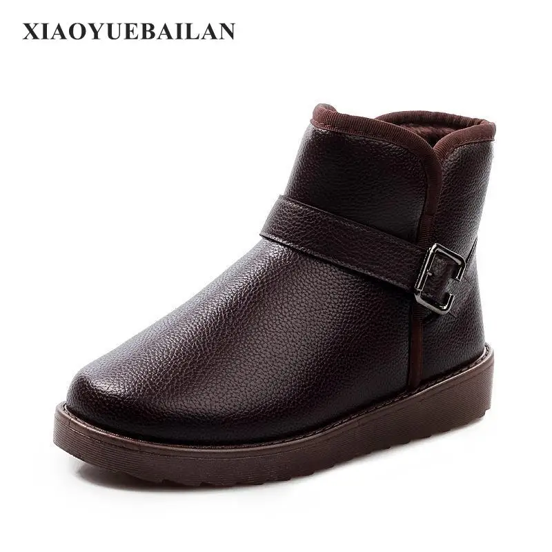 Новинка 2017 года теплые и удобные зимние ботинки для мужчин | Обувь