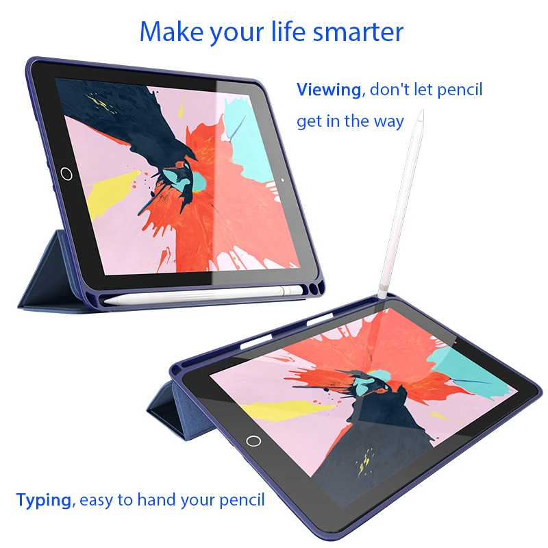 Оригинальный BGR ТПУ Мягкий противоударный Планшеты Чехол для iPad 9 7 2017 2018 Смарт сна