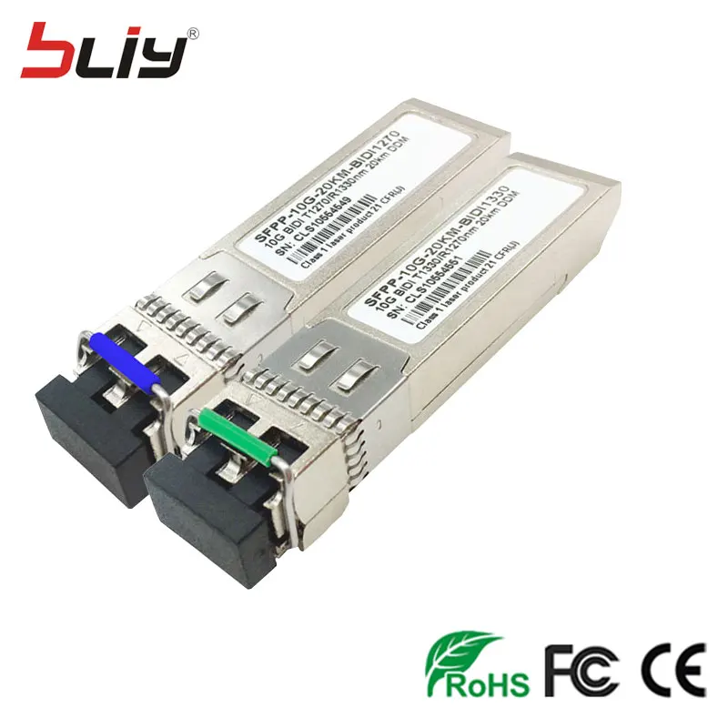 1 пара 10 г SFP Модуль LC мини волокна gbic sfp трансивер Режим Одноместный модуль SFP|module