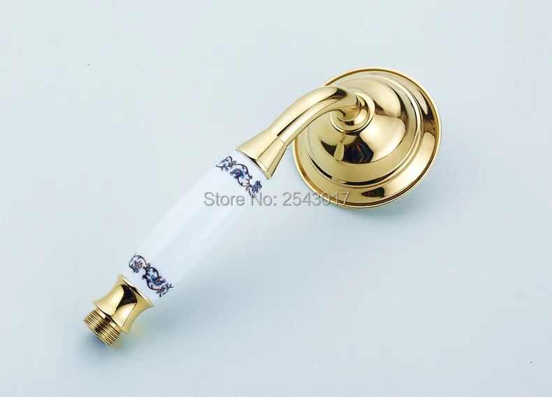 Телефонный стиль G1/2 'ручной душ аксессуары для ванной сине-белый фарфоровый