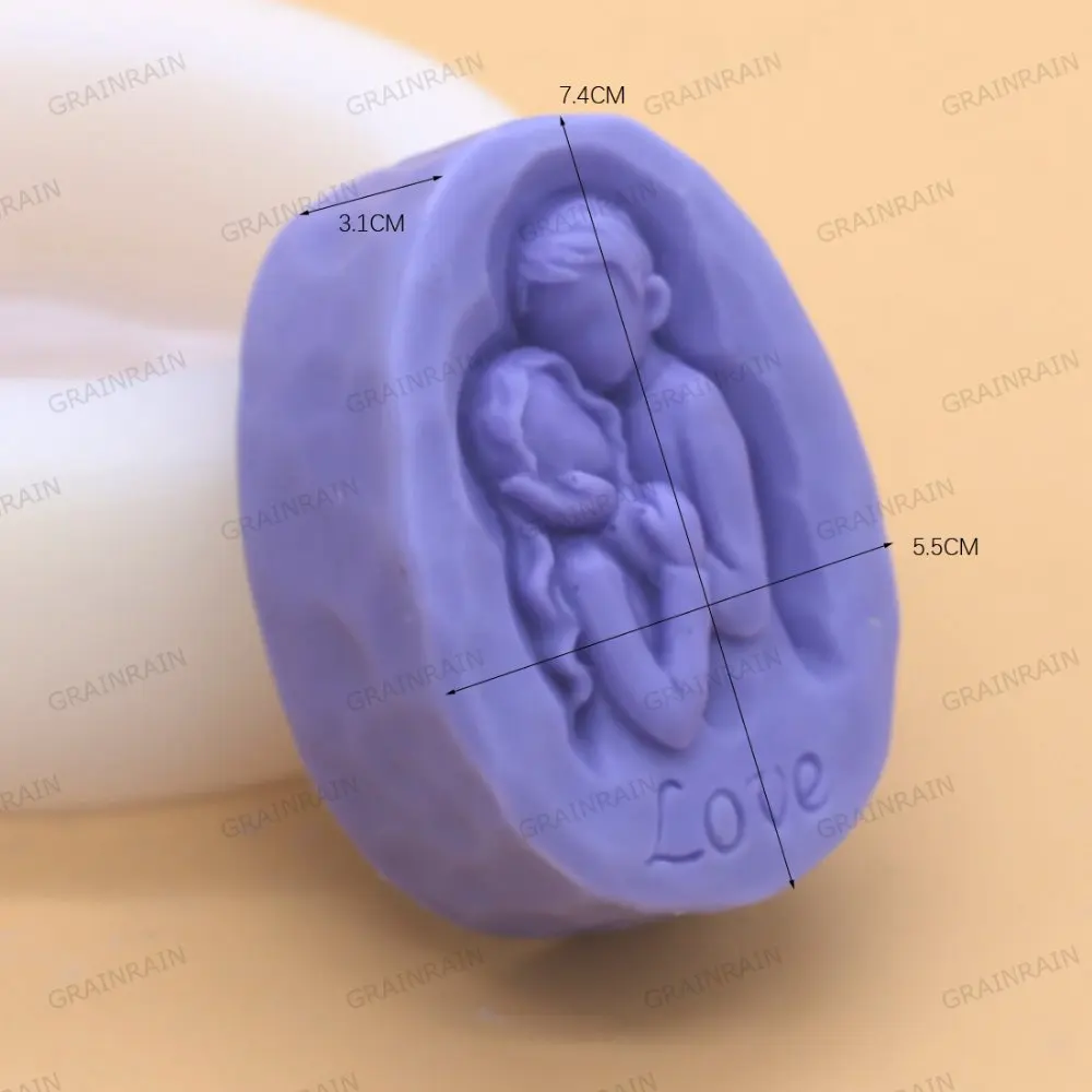 Grainrain силиконовые формочки для мыла Глина Воск ручная работа сделай сам ремесло