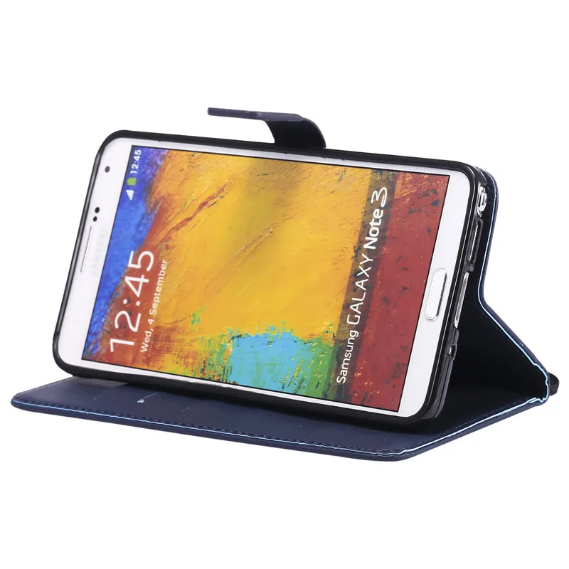 Кожаный чехол с рисунками samsung Galaxy Note 3 Note3 N9005 N900 N9000 N9006 N9002 SM-N900 SM-N9005 SM 9005 N900 флип-чехол для телефона чехол