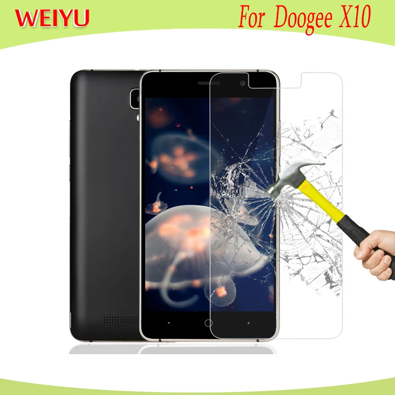 Закаленное Стекло Для Doogee X10 Экран протектор запасная часть телефона Простота