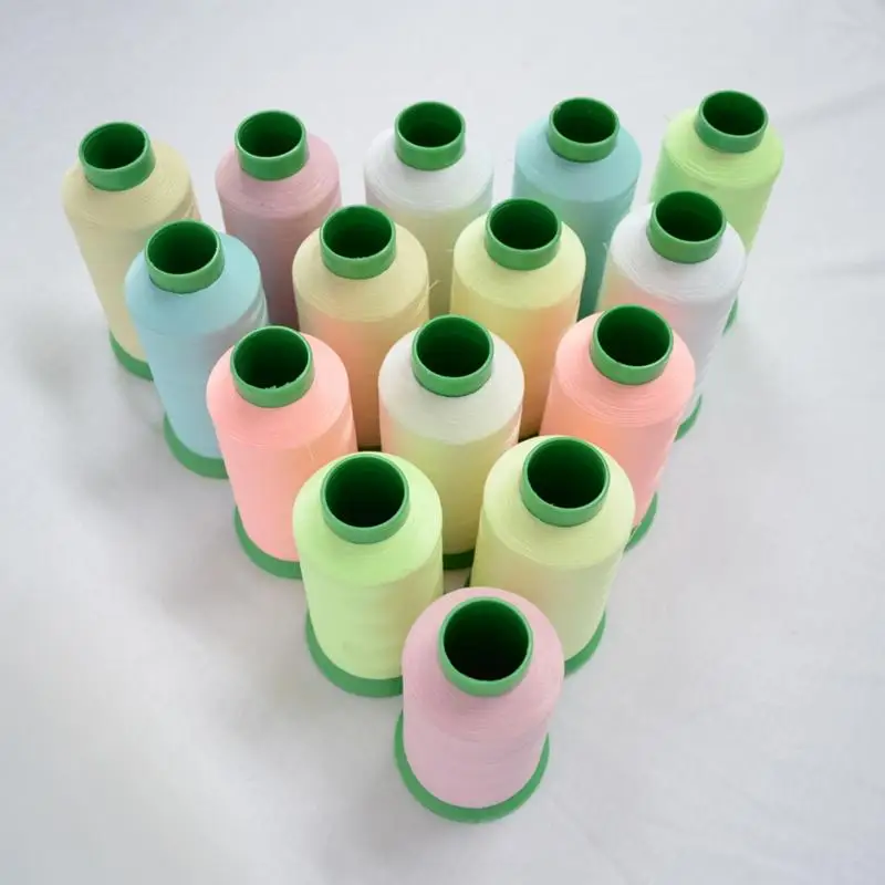 1000 ярдов Катушка светящаяся в темноте машинка для самостоятельной вышивки