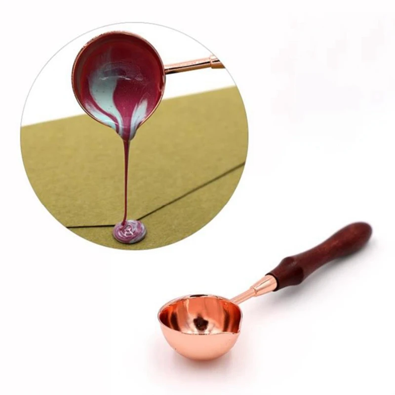 

Vintage seal wax seal beads sticks heater wax sticks melting glue oven / spoon tool stove pot for wax seal candle stamp