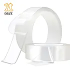 Многоразовая моющаяся клейкая лента nanoTape, многофункциональная прозрачная двухсторонняя Съемная бесследная гелевая лента, многоразовая бесследная