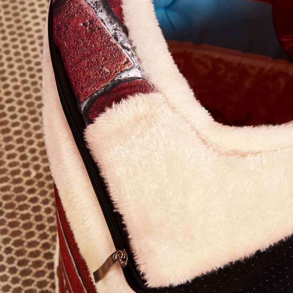 Кровать для домашних питомцев собак кошек щенков Конура теплый мягкий коврик