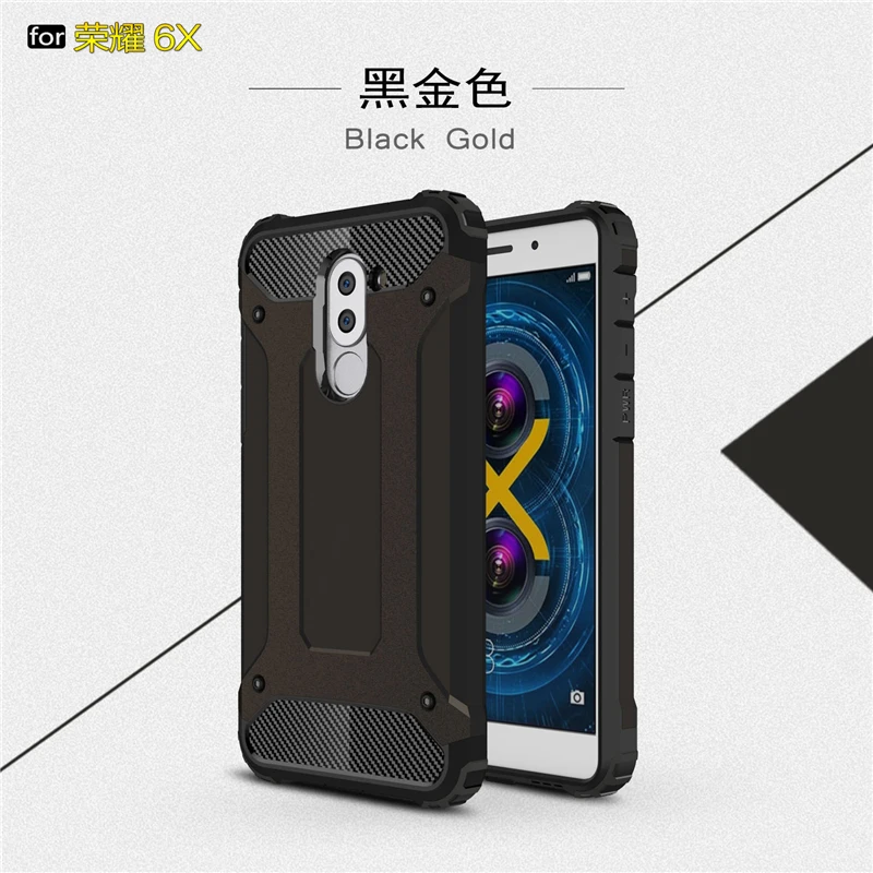 Чехол YBFor Huawei Honor 6X чехол в деловом стиле силиконовый и пластиковый для Fundas |