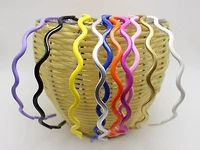 10 mixed color thin wave headband hair band headpiece alice band 4mm