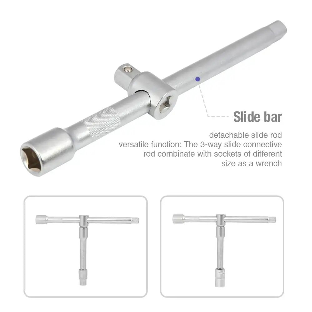 WORKPRO 108 шт. Набор инструментов для ремонта автомобиля инструменты набор