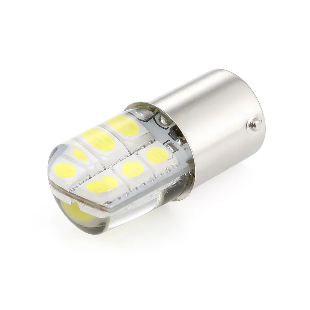 1 шт. S25 1156 BA15S p21w светильник белый свет s 5050 12SMD силикагель 12 В постоянного тока