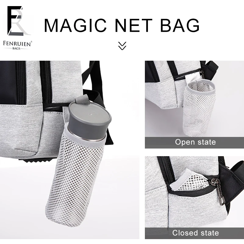 FRN 2018 водонепроницаемый 15 6 дюймовый рюкзак для ноутбука мужской USB девочек