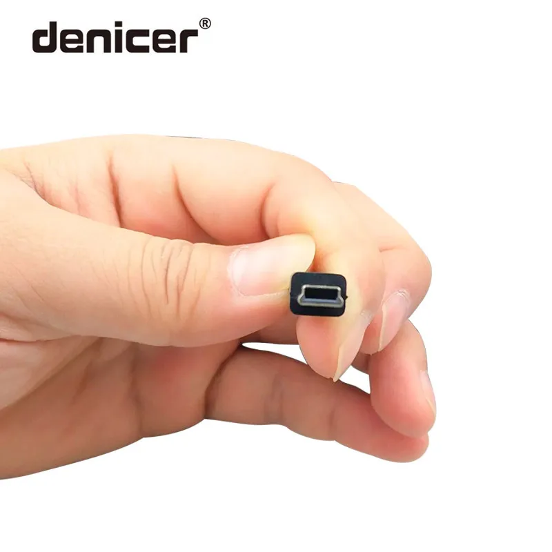 Denicer Mini USB вход DC12V 24V выход DC 5V 1000mA автомобильное зарядное устройство адаптер