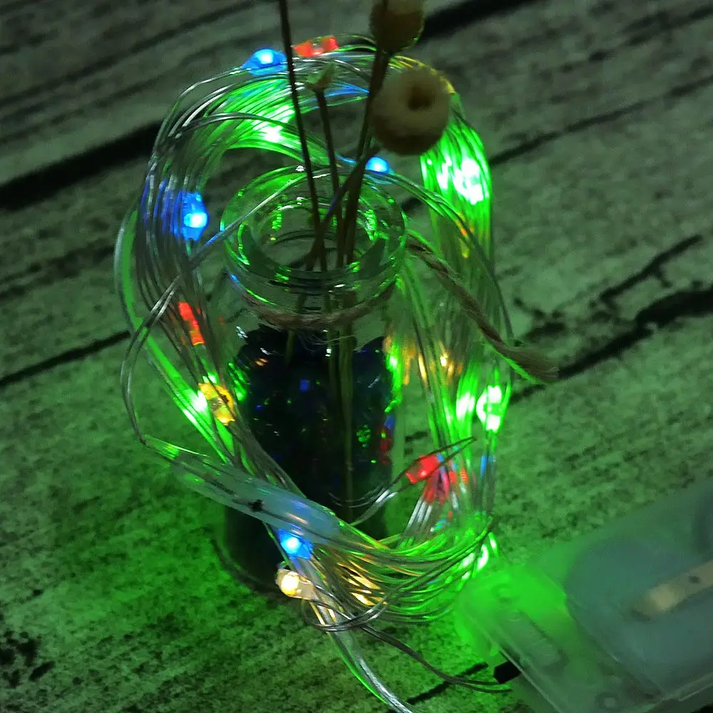 Гирлянда светодиодная уличная 2 м 20 светодиодов на батарейках|fairy light string|outdoor