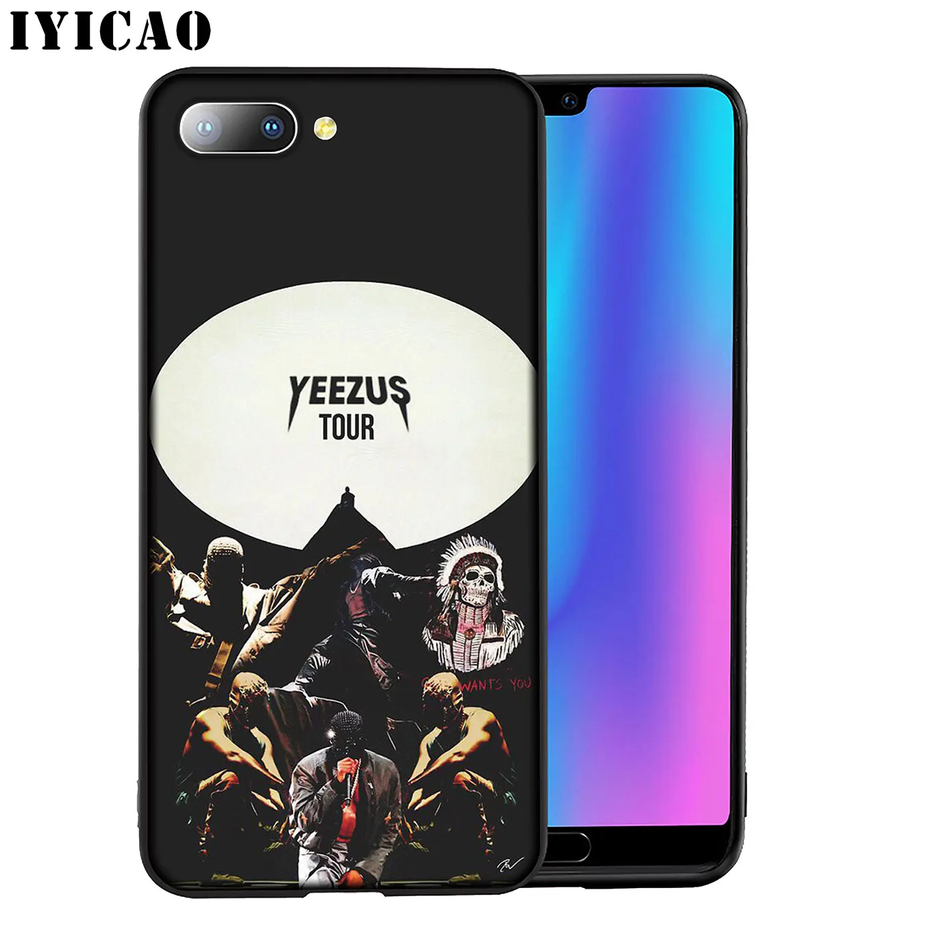 IYICAO Kanye West Yeezus Мягкий силиконовый чехол для телефона Huawei Mate 30 20 10 Pro Lite Nova 5I 4 3i 3 2i