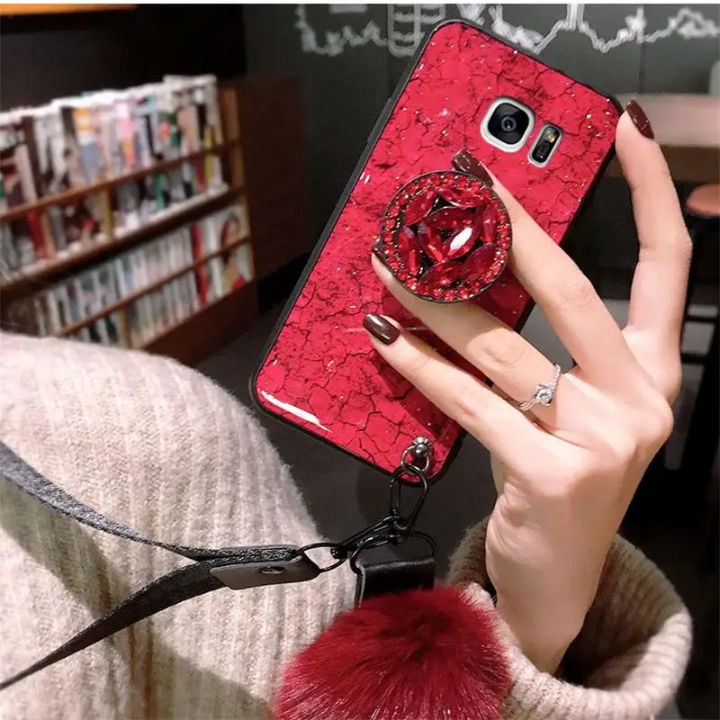 Мрамор Блестящий силиконовый чехол для samsung Galaxy J3 J5 J7 Prime J4 J6 A8 плюс J8 крышка на S7 край S8 S9 M10 M20 M30 Note 8, 9