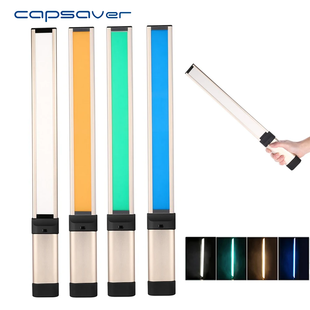 Capsaver LA-L2S, ручной светодиодный светильник для видеосъемки, светильник ing 5500K 66 светодиодный s CRI 90 для студийной фотосъемки на Youtube