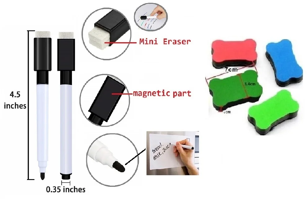 А4 Размер Магнитная еженедельник доска сухой вытирать день планировщик