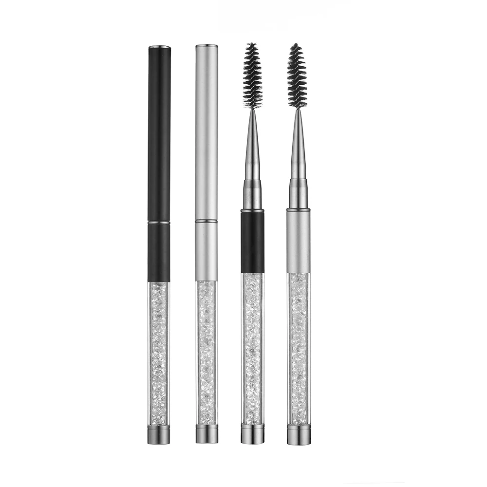 Модная щетка для ресниц расческа со стразами косметический инструмент макияжа