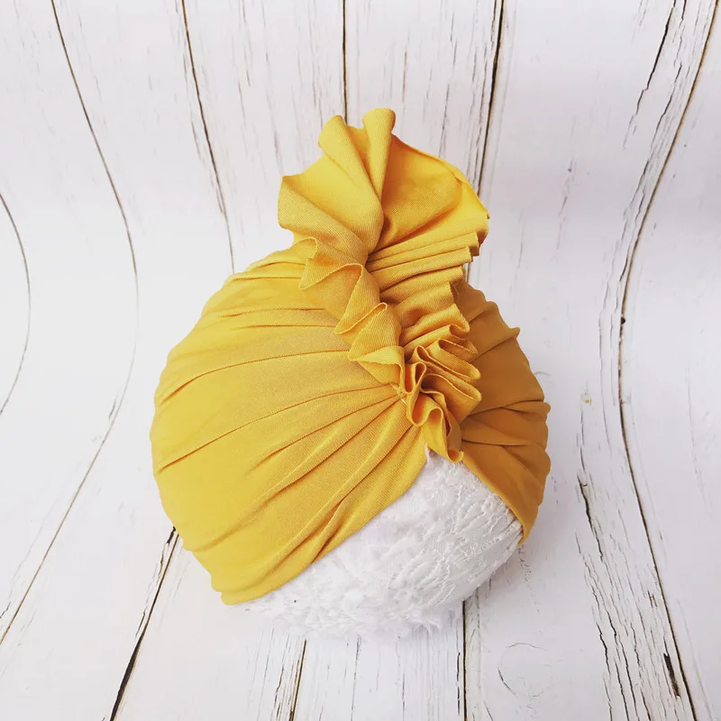 2019 детская эластичная шапка однотонный шарф-тюрбан с леопардовым принтом для