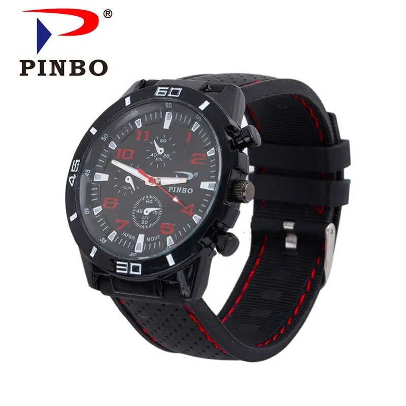 Новинка 2017 роскошные модные мужские часы PINBO от бренда Reloj Hombre уличные спортивные