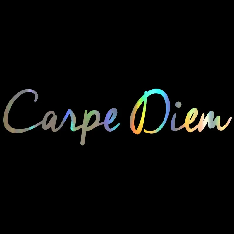 Автомобильная наклейка 20 3*5 см CARPE DIEM модная на автомобиль забавная 3D наклейки