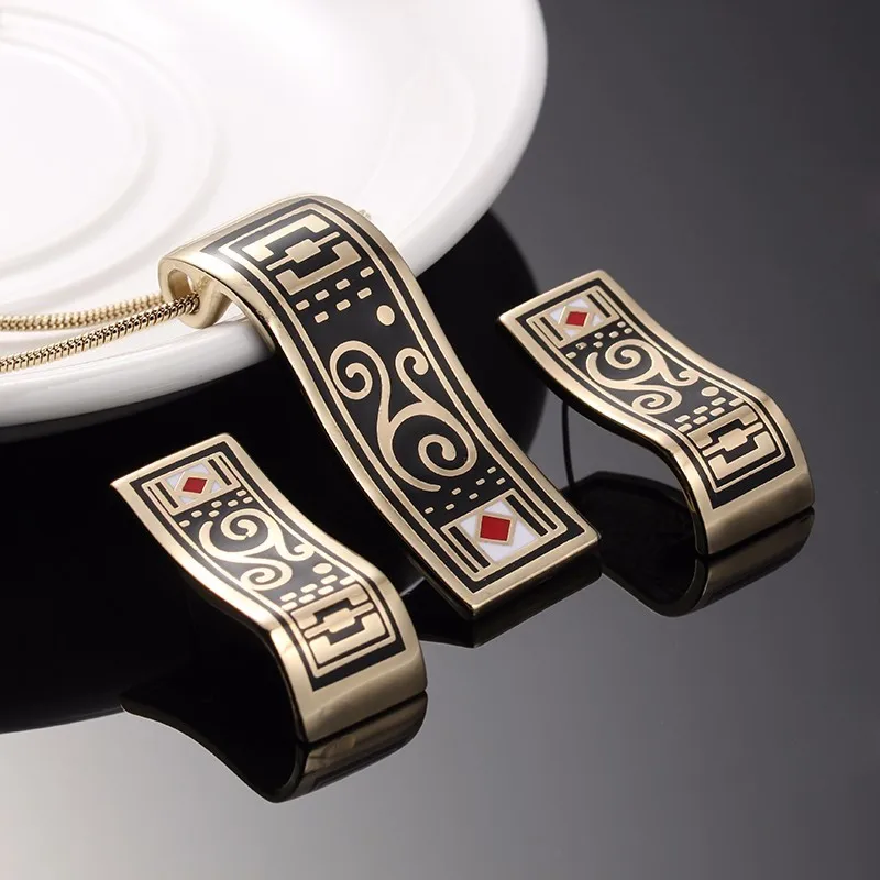 R &amp X модные Goias Ouro Parure Ювелирные наборы для женщин s22101 Свадебные ожерелье/серьги