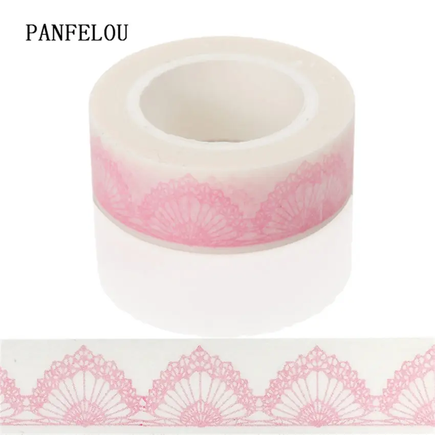 PANFELOU 1,5 см x 10 м следы кошка деления наклейки границы маскировки клейкая бумага васи ленты DIY Скрапбукинг руки счета