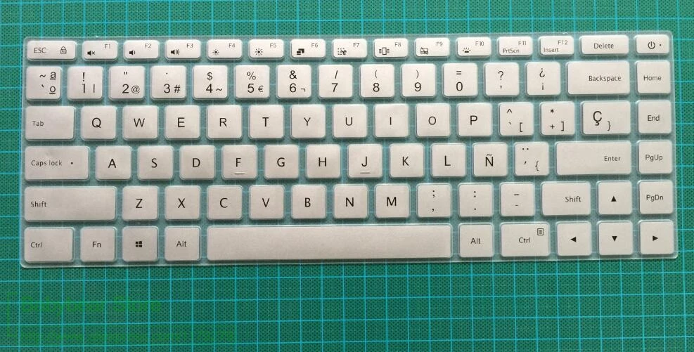 Powforward, 15 дюймов, испанская Мягкая силиконовая клавиатура, защитный чехол, оболочка для Xiaomi mi, ноутбука Pro, 15,6 дюймов, Ga mi ng Lite