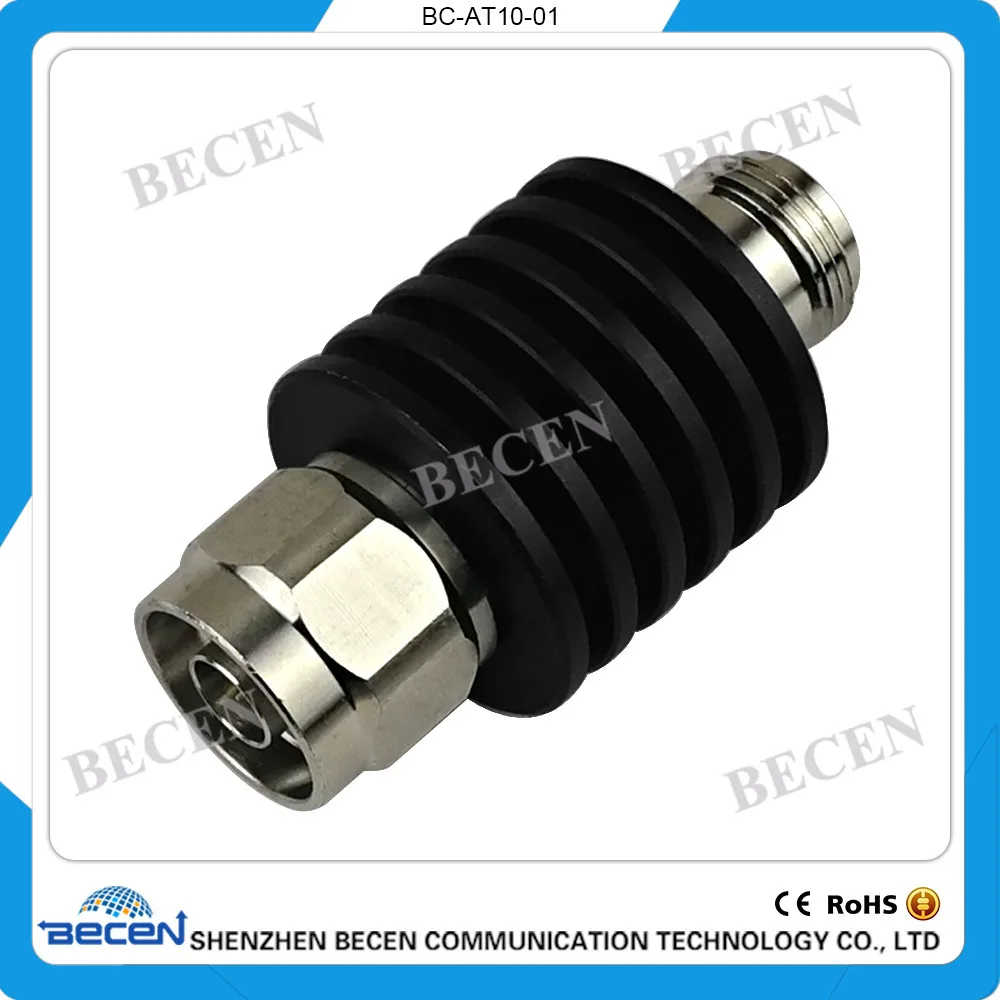 BECEN 10W N JK rf аттенюаторы DC 3GHz & до 4 ГГц 50 ом 1 дБ 2 3 5 10 15 20 30 40 дБ|attenuator ohm|attenuator 10dbattenuator