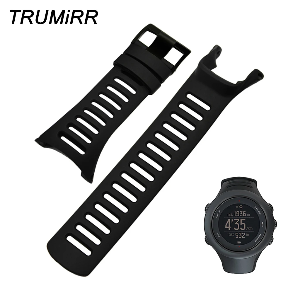 Силиконовый резиновый ремешок + отвертка для Suunto Ambit 1/2/2 S/2R/3 Peak/Sport/Run часов с