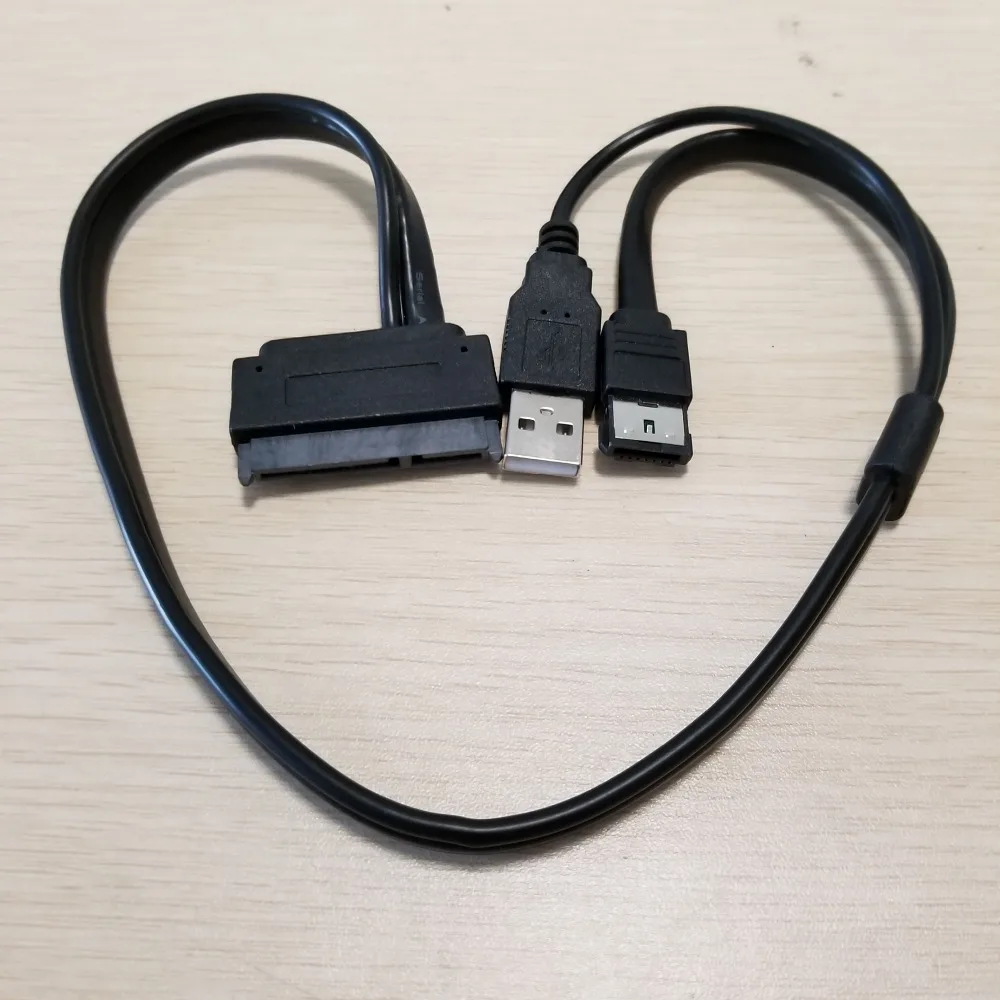 НОУТБУК 2 5 &quotHDD SSD жесткий диск 15 + 7 Pin SATA в eSATA USB блок питания комбинированный