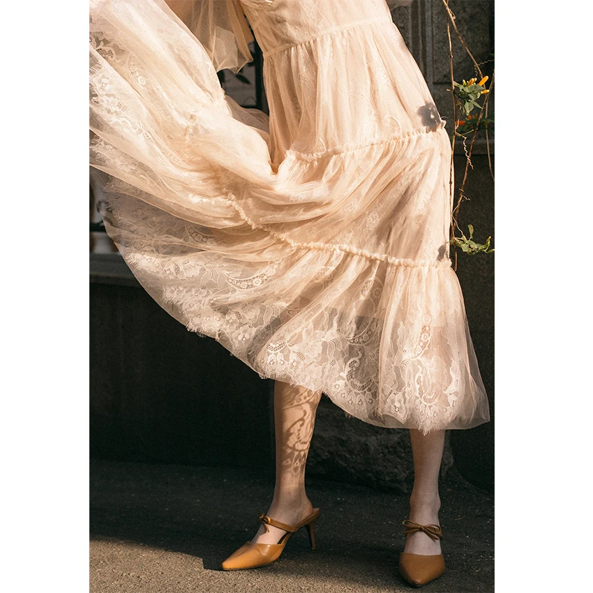 Сексуальное элегантное кружевное длинное платье макси для свадебной вечеринки с