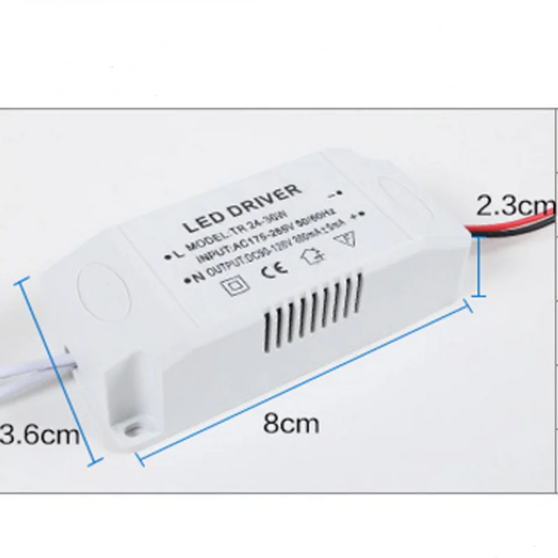 AC175 265V 24 36 Вт источник питания светодиодное освещение трансформаторы огнеупорная
